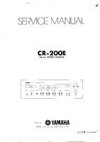Yamaha CR-200-E - Service Manual 